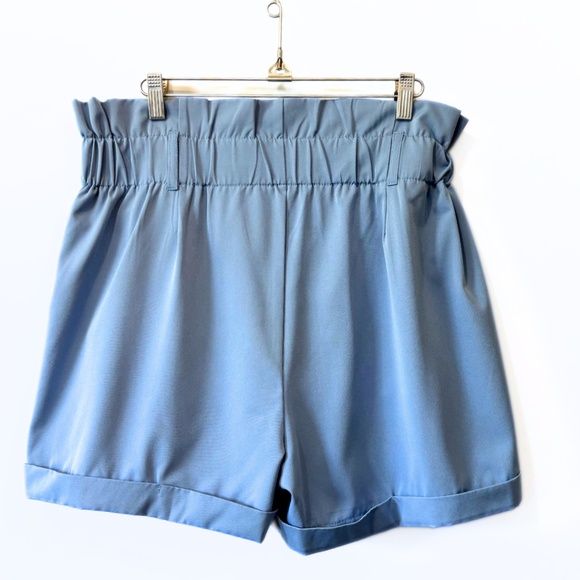 Streetwear Society High-Waisted Shorts Blue Size XL - Picture 5 of 7
